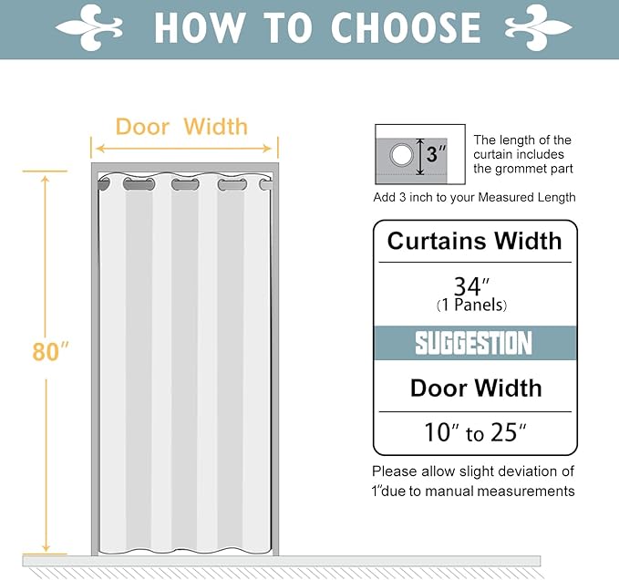 ChrisDowa Blackout Door Curtain - Image 6
