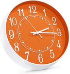 Wall Clock Modern Non-Ticking Battery Operated Silent Wall Clocks Simple Style - Image 2