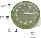 DAXSMY Wall Clock Analog 10 Inch Simple Silent Non Ticking Battery Operated - Image 8