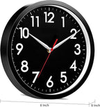 AKCISOT Wall Clock 8 Inch Silent Non-Ticking Modern Clocks Battery Operated - Image 8