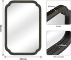 WallBeyond 20" x 30" Rounded Corner Arch Wall Mirror - Image 6