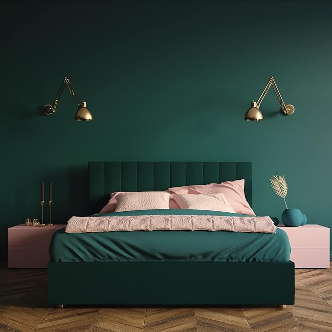 Dark Green Peel and Stick Wallpaper, 15.7 X 748 inches Renter Friendly Wallpaper - Image 5