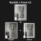 LED Bathroom Mirrors 24"x40" Bathroom Mirror - Image 2