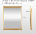 Amorho 28x36 Inch Bathroom Mirror, Wall-Mounted Mirrors Perfect - Image 5