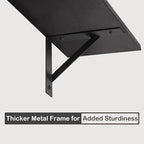 DINZI LVJ Long Wall Shelves, 23.6 Inch Wall Mounted Shelves Set of 2, - Image 8