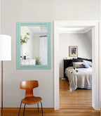 AAZZKANG Wood Framed Wall Mirror Large 65 x 45 cm Rectangle Rustic Vanity - Image 7