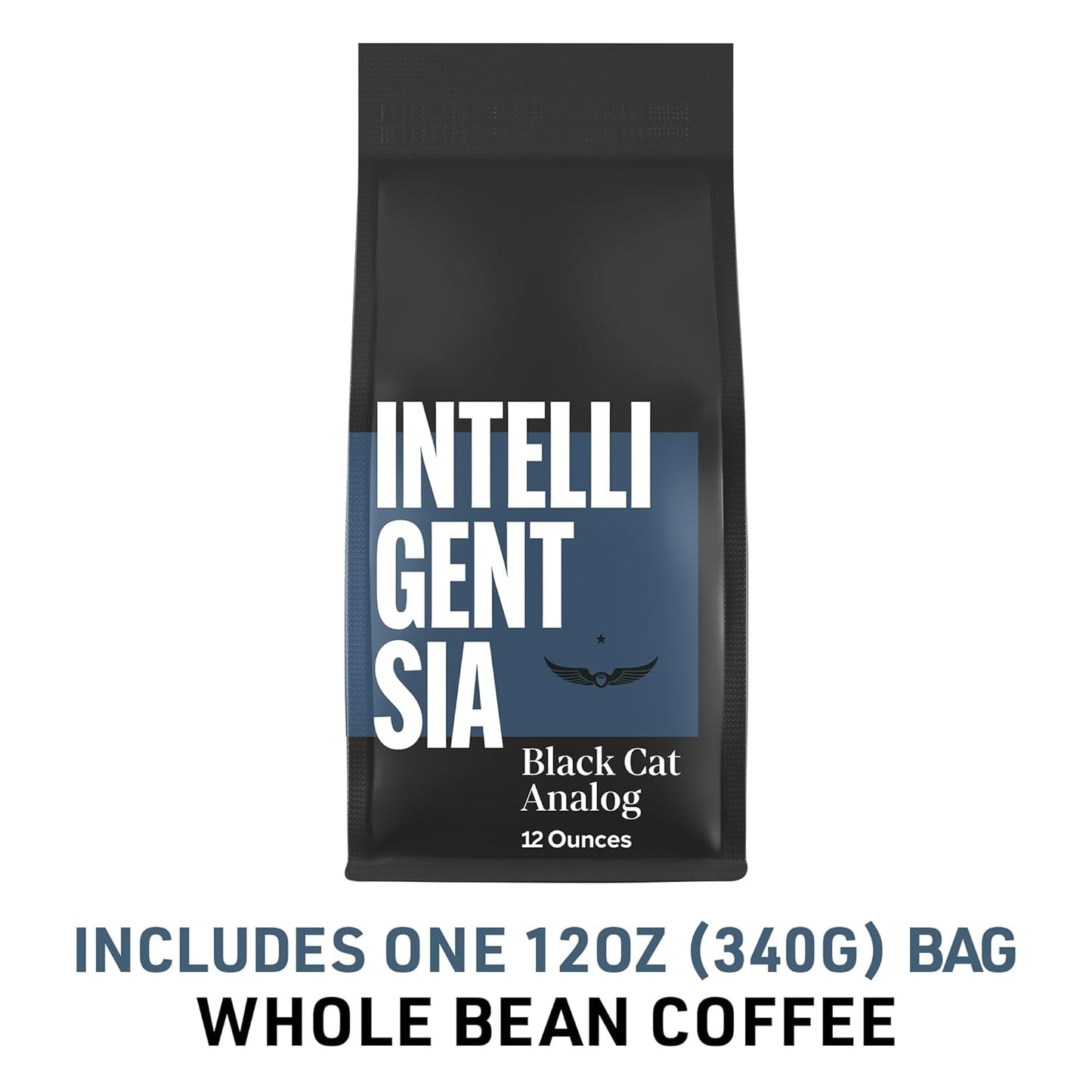 Intelligentsia Coffee, Medium Roast Whole Bean Coffee - Black Cat Analog Espresso 12 Ounce Bag