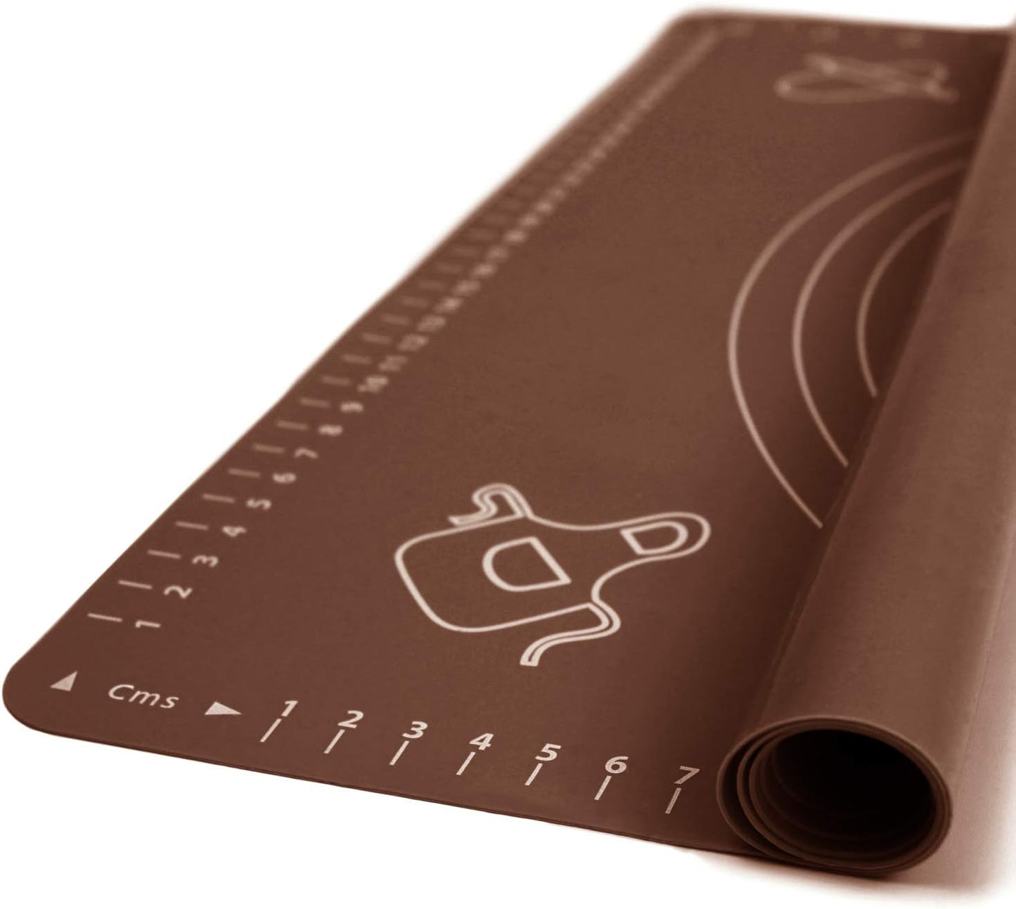 Silicone Baking Mat for Rolling Pastry Dough with Measurements, 25.6 x 17.7 BPA Free Non stick and Non Slip Coffee Table Sheet Baking Supplies for Bake Pizza Cake