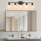 Unicozin 5 Light Bathroom Light Fixtures, 33.5 Inch Vanity Lights - Image 7