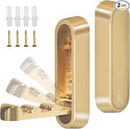 2PCS Foldable Gold Wall Hooks, Heavy Duty Zinc Alloy Folding Wall Hooks by Unknown