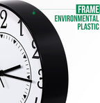 Wall Clock Modern Non-Ticking Battery Operated Silent Wall Clocks Simple Style - Image 4