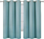 LEMOMO Blackout Curtains 42 x 63 inch/Stone Blue Curtains Set of 2 - Image 2