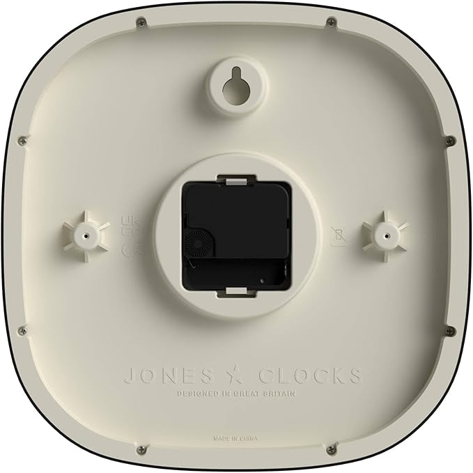 JONES CLOCKS® Sprite wall Clock | Modern Retro Rounded Square Clock | 10 inch | - Image 7