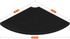 Homode Corner Shelf Wall Mount, 4 Tier Rounded Corner Floating Shelves - Image 3