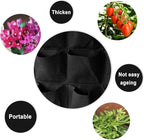 WFIST Vertical Hanging Planter Bag, Breathable Felt Wall Garden Planter - Image 3