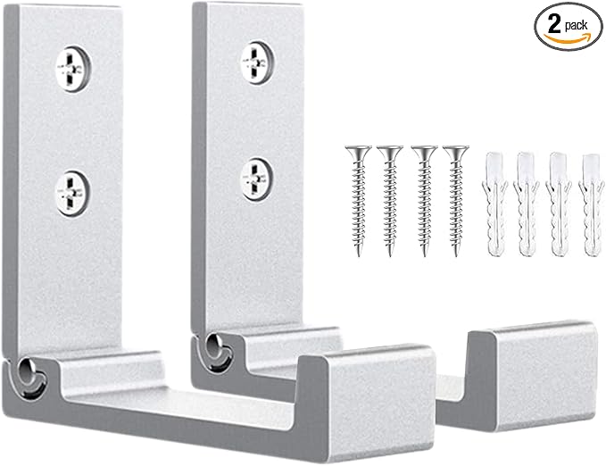 OHIYO Folding Wall Hooks 2PCS Foldable Hooks Bearing Load 33lb/15kg Wall by OHIYO