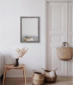 AAZZKANG Wooden Mirror Rectangle Rustic Mirrors - Image 5