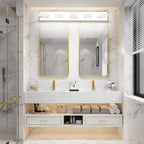 Ralbay Chrome Vanity Lights for Bathroom Acrylic Rotable 360° LED Modern - Image 3