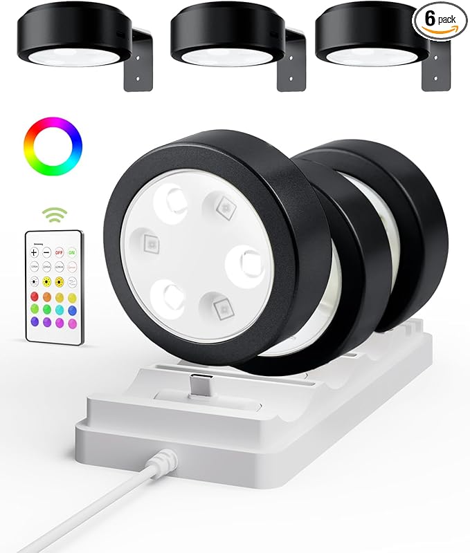EZVALO Picture Lights for Wall, Rechargeable Battery Magnetic Poster Lights by EZVALO