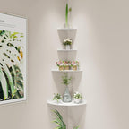 Corner Floating Shelf, 3.0mm Aluminum Alloy Corner Shelves Wall Mounted - Image 5
