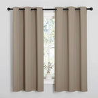 NICETOWN Sleek Blackout Curtains 63 inches Length by NICETOWN