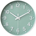 HZDHCLH Wall Clocks Battery Operated, Wall Clock Green, 12 inch Wall Clock by HZDHCLH