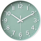 HZDHCLH Wall Clocks Battery Operated, Wall Clock Green, 14 inch Wall Clock by HZDHCLH