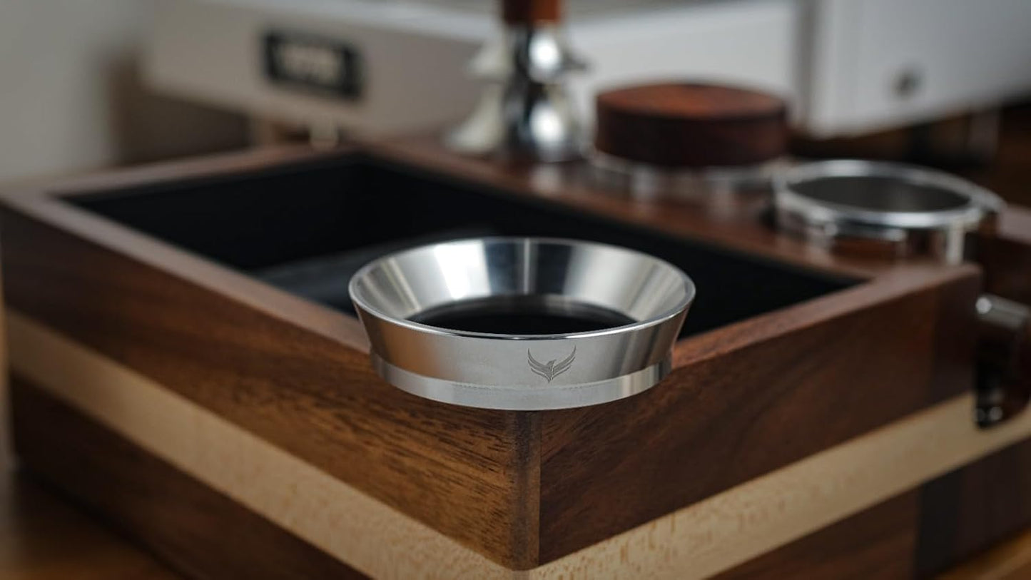 Stainless Steel 58mm Dosing Funnel and Espresso Puck Screen Set For 58 mm Portafilter