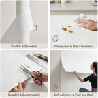 3D Wall Panels Peel and Stick – 15.74" x 236" PVC Faux Texture Wall Covering - Image 4