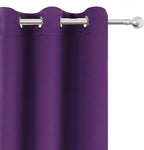 LEMOMO Blackout Curtains 52 x 120 Inch Long Purple Curtains Set of 2 Panels - Image 6