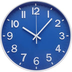 Wall Clock Modern Simple Quartz Decorative Clock Non-Ticking Silent Battery by BAKBRAND