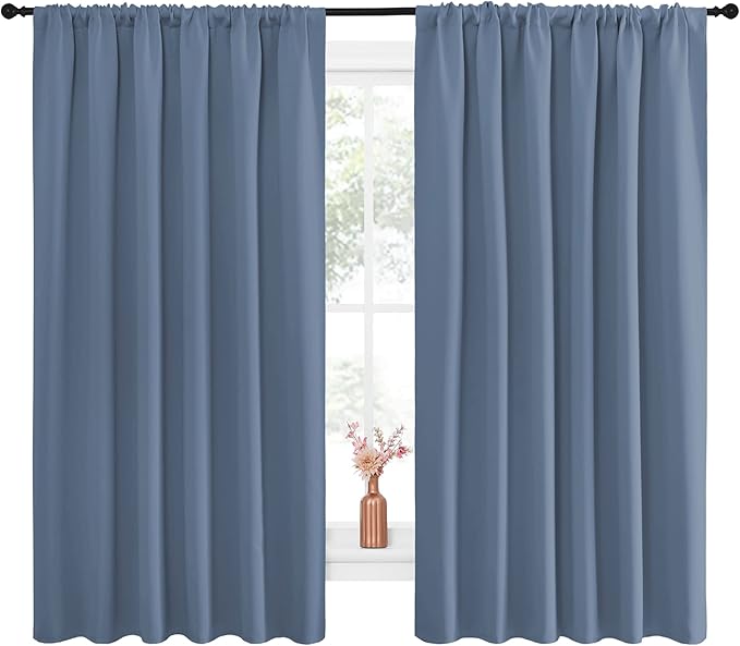 NICETOWN Blackout Curtains for Bedroom, Window Treatment Energy Saving Thermal - Image 2