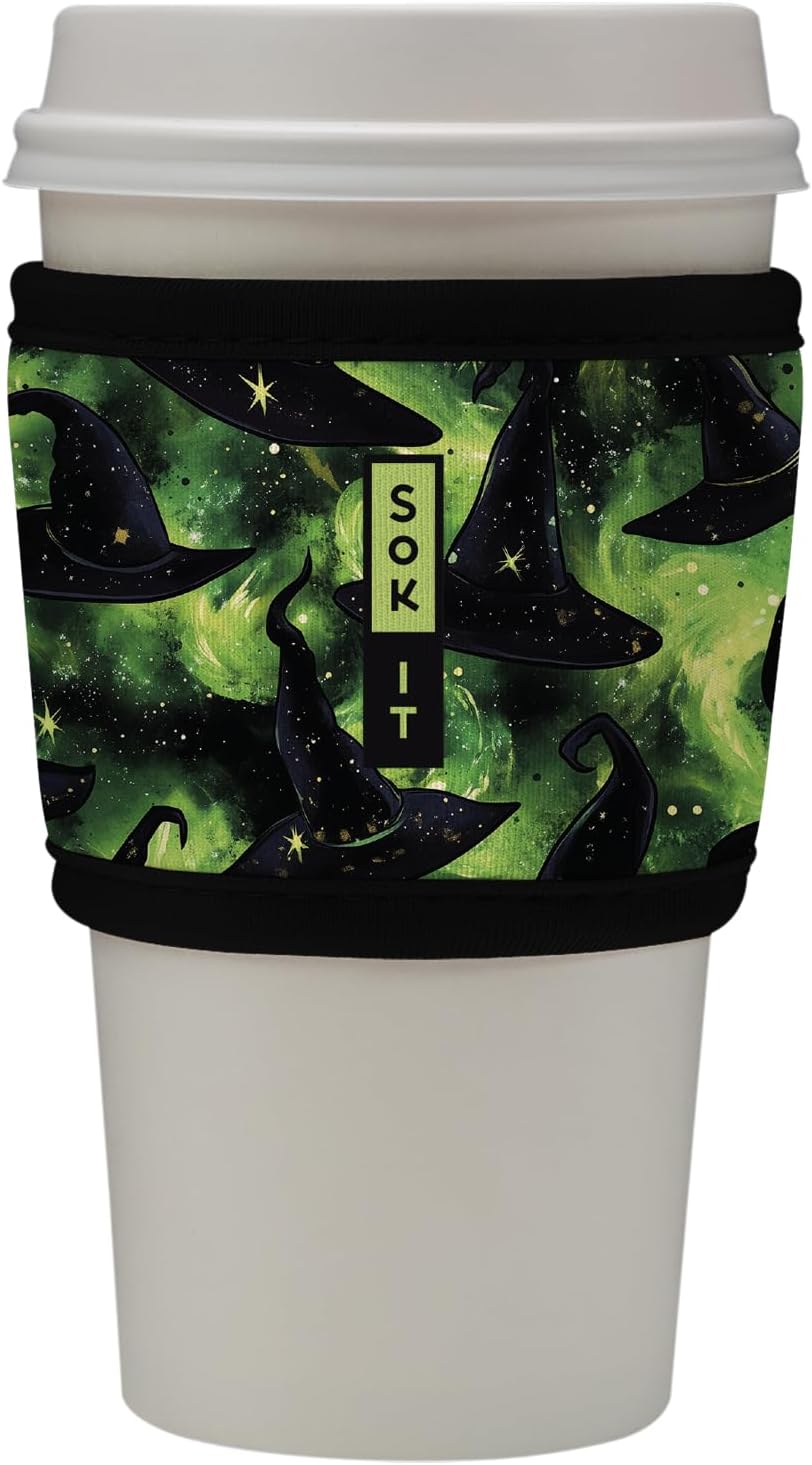Sok It HotSok Coffee & Tea Reusable Insulated Neoprene Cup Sleeve (Born to Fly)