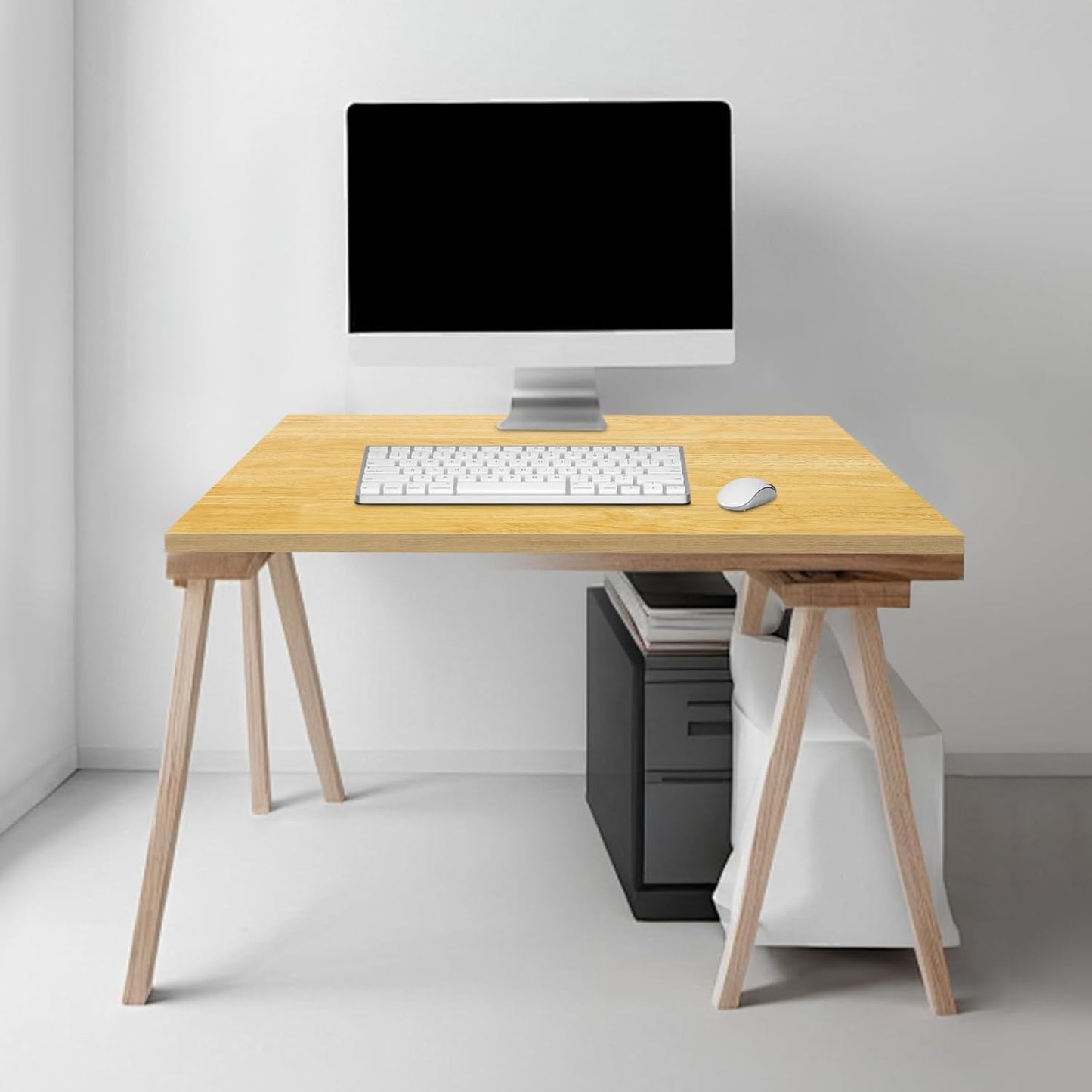 Butcher Block Countertop | 30x12in Wood Board Countertop | DIY Washer Dryer/Island/Kitchen Counter top | countertop Cutting Board | 1102lbs Load Capacity | Wood Color | NO Base Legs, 1.38in Thick