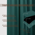 NICETOWN Thermal Insulated Room Dividers Curtains Screens Partitions, - Image 3