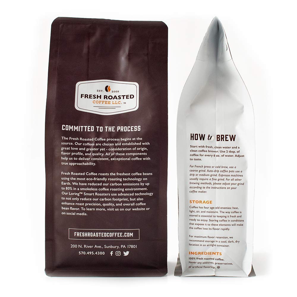 Fresh Roasted Coffee, Guatemala Huehuetenango | 2 lb (32 oz) | Single Origin | Medium Roast | Kosher | Ground