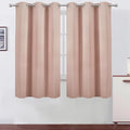 LEMOMO Blush Thermal Blackout Curtains/38 x 63 Inch/Set of 2 Panels Room by Lemomo