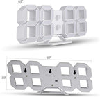 3D LED Digital Wall Clock/Desk Alarm Clock - Image 3