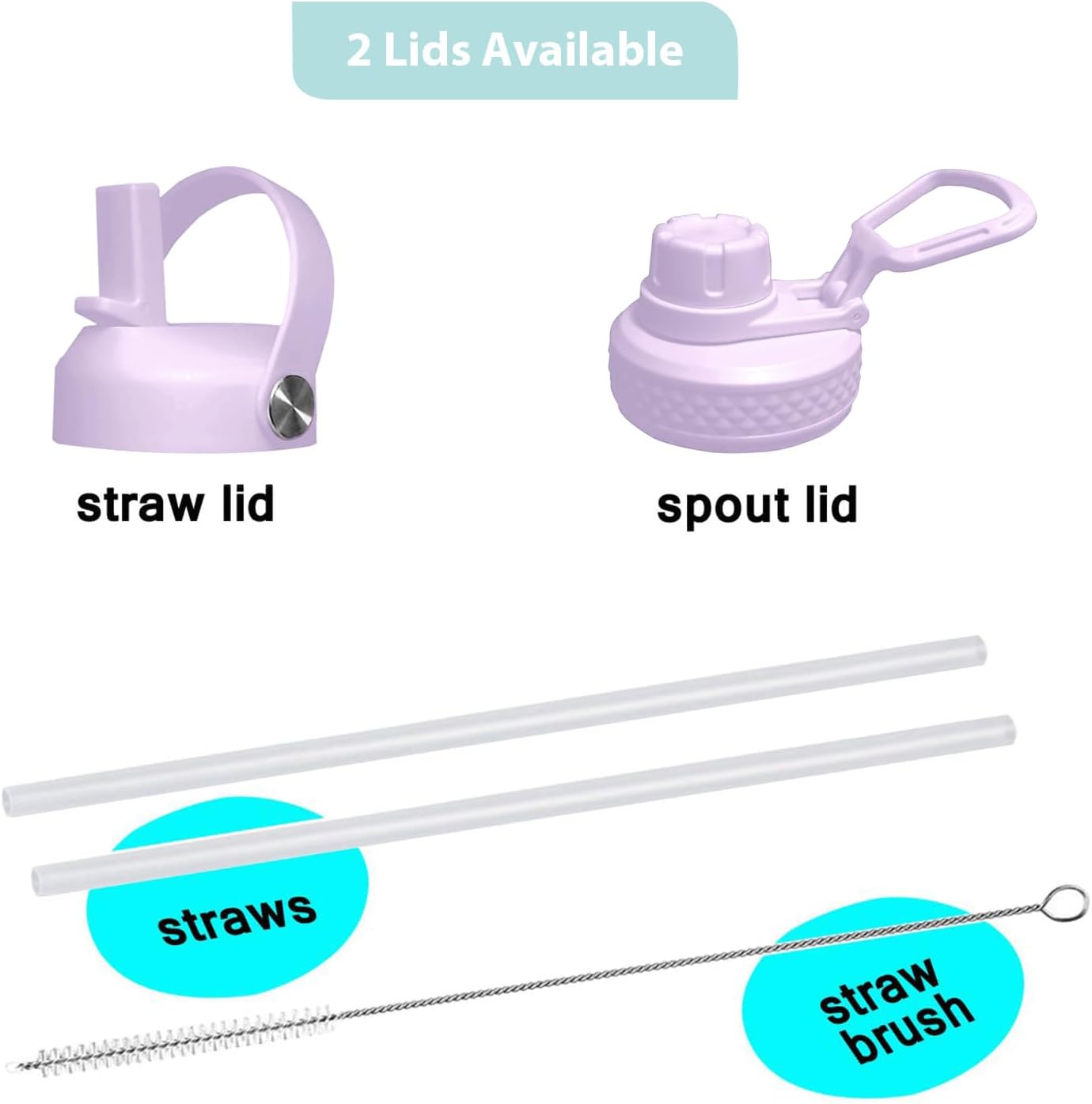 SENDESTAR 40oz Water Bottle Wide Mouth Stainless Steel Vacuum Insulated Double Wall with 2 Straw Lids Fit in Any Car Cup Holder