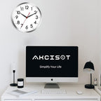 AKCISOT Wall Clock 12 Inch Silent Wall Clocks Battery Operated Non Ticking - Image 6
