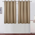 LEMOMO Natural Thermal Blackout Curtains/52 x 45 Inch/Set of 2 Panels Room by Lemomo
