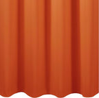 LEMOMO Orange Blackout Curtains 66 x 63 Inch Length/Set of 2 Curtain - Image 9