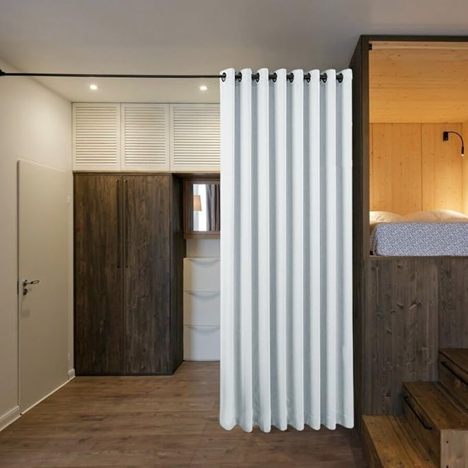 NICETOWN Ceiling Curtains, Room Divider Curtain Screen Partition, Vertical Blind - Image 6