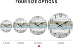 Wall Clock, 12 Inch Wall Clocks Battery Operated Silent Non Ticking, Wooden - Image 4
