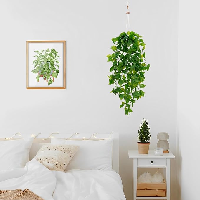 BLEUM CADE 1pcs Fake Hanging Plants Kit - Image 8