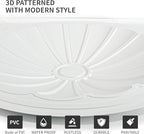Art3dwallpanels Ceiling Tiles 12 Pack Drop Ceiling Tiles, 24 x 24 Inch High - Image 4