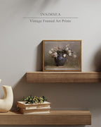 InSimSea Framed Canvas Print, Roses in Vase Classical Oil Paintings - Image 2
