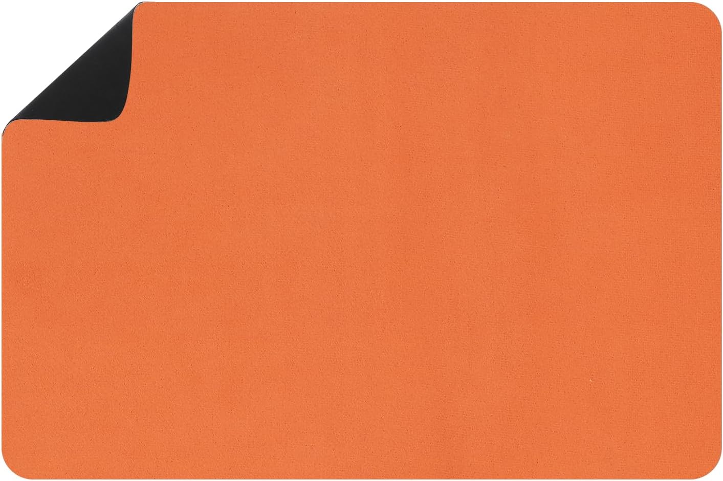 uxcell Silicone Mats for Kitchen Counter, 23.6" x 15.7" Non-Slip Countertop Protector Mat Heat Resistant Coffee Mat Waterproof Table Placemat, Orange