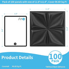 Art3d 100 Pack Decorative 3D Wall Panels, 97 Sq.Feet PVC Interior Wall Décor - Image 2