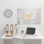 Lightomorrow Bulletin Board, 36 x 24 Inches Felt Pin Board, Cork Alternative - Image 7